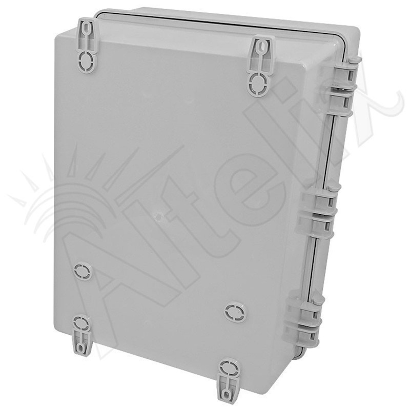 Altelix Network Distribution Enclosure - Polycarbonate + ABS NEMA 4X Weatherproof Enclosure with 12-Port Blank Patch Panel, 120 VAC Outlets & Power Cord - Image 7