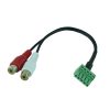 AVPro Edge Audio Extraction Cable - 5 pin to 2 channel audio