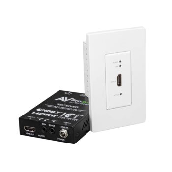 AVPro Edge AC-CXWP-150-BKT ConferX Long Distance 150m HDMI Wall Plate Extender Kit