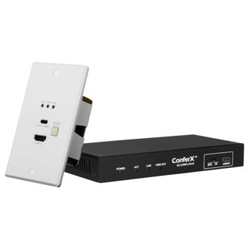 AVPro Edge ConferX Low-Profile HDMI/USB-C Wall Plate Transmitter via HDBaseT