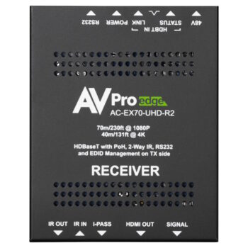 AVPro Edge AC-EX70-UHD-R2 70M 10Gbps HDBaseT Receiver