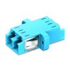 LightSpeed™ Duplex Multimode OM3 LC to LC Fiber Optic Coupler (Aqua)