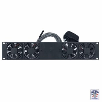 Lowell Rack Panel with Four Fans - Universal Input Voltage - Thermo-probe