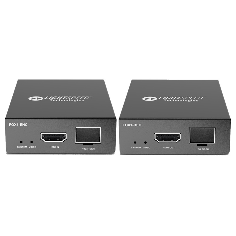 LightSpeed FOX1 4K60 4:4:4 HDMI Fiber Optic Extender Kit