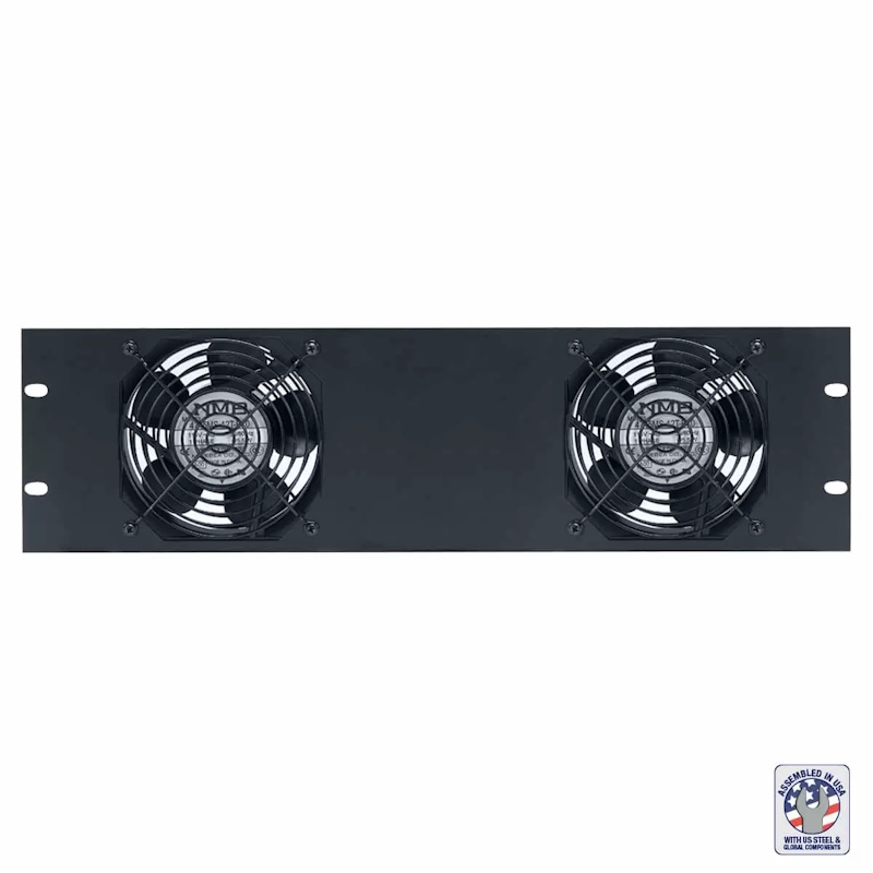 Lowell Rack Panels with Whisper Fans - Thermo Cord - Image 2