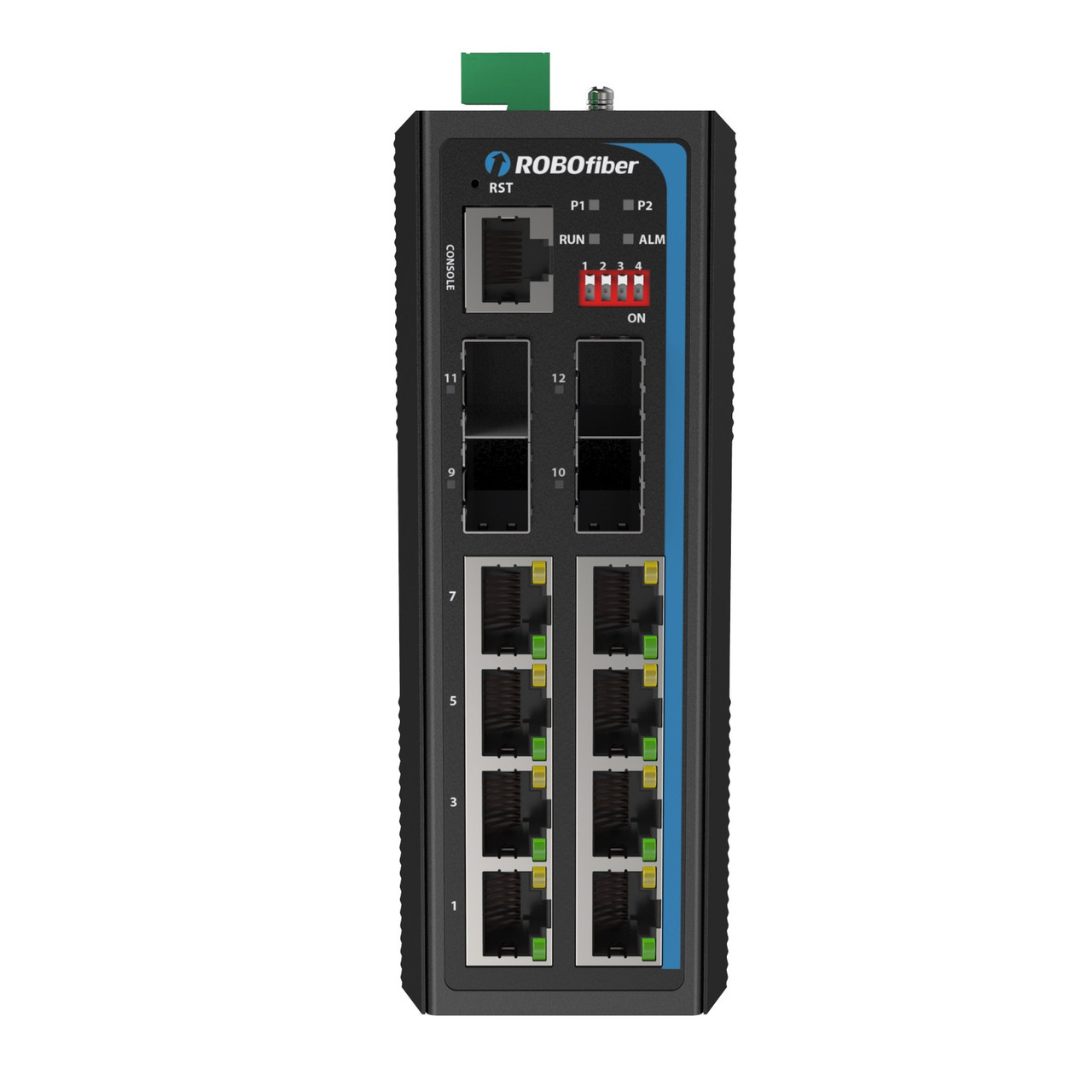 H10-804SM-PSE - 8x Gigabit RJ45 + 2x 1G/2.5G/10G SFP+ ports + 2x