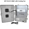 Altelix Weatherproof WiiM® Amp and WiiM® Amp Pro Enclosure with 120 VAC Outlets & Power Cord