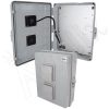 Altelix 17x14x6 Vented Polycarbonate + ABS Weatherproof NEMA Enclosure with 12 VDC Cooling Fan