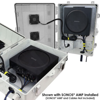 Altelix Weatherproof Enclosure Series for SONOS® AMP with 120 VAC Outlets and Power Cord