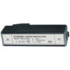 ROBOfiber POE-01-DIN - Full 8 pin Cat6 RJ45 Ethernet surge protector with PoE support and DIN rail mount system