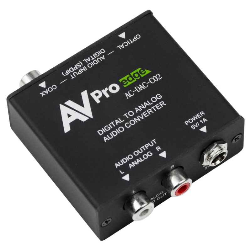 tung Gå igennem uddybe AVPro Edge AC-DAC-CO2 Digital to Analog Audio Converter - Future Ready  Solutions