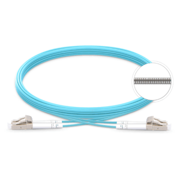 LightSpeed Duplex Multi Mode Armored Fiber Optic Patch Cables